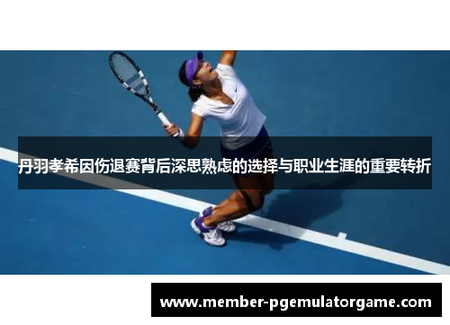 丹羽孝希因伤退赛背后深思熟虑的选择与职业生涯的重要转折