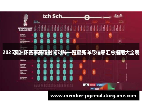 2025澳洲杯赛事赛程时间对阵一览最新详尽信息汇总指南大全表